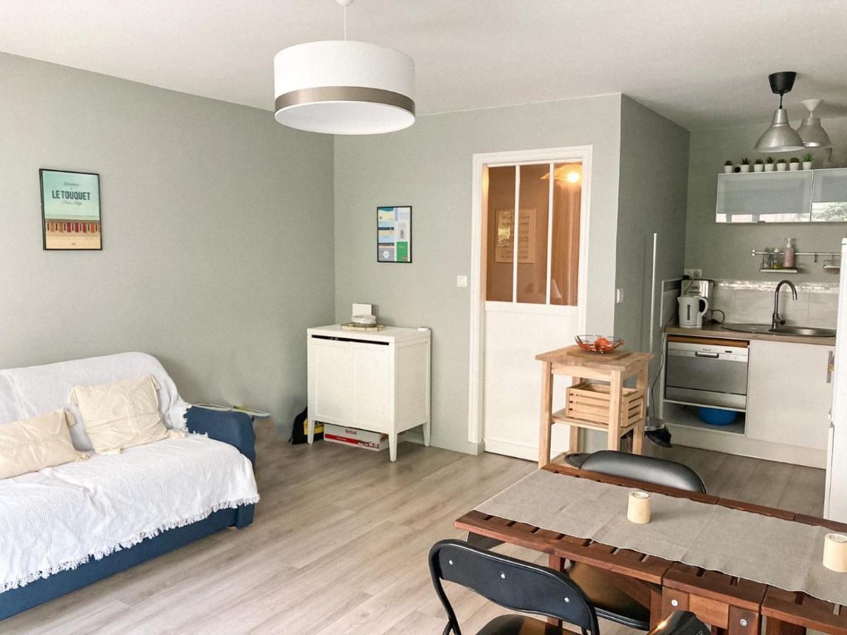 Studio Le Corail Avec Terrasse Apartment Le Touquet Luaran gambar