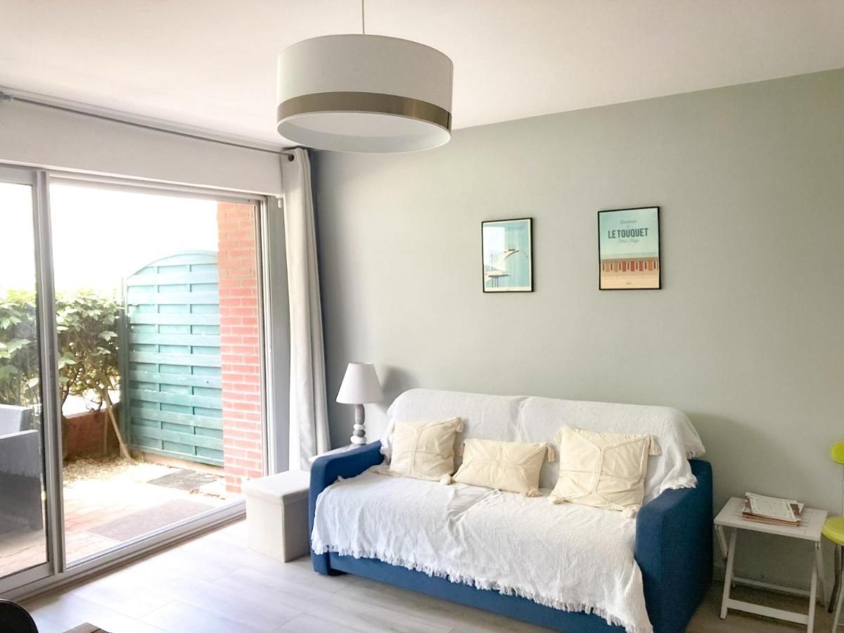 Studio Le Corail Avec Terrasse Apartment Le Touquet Luaran gambar