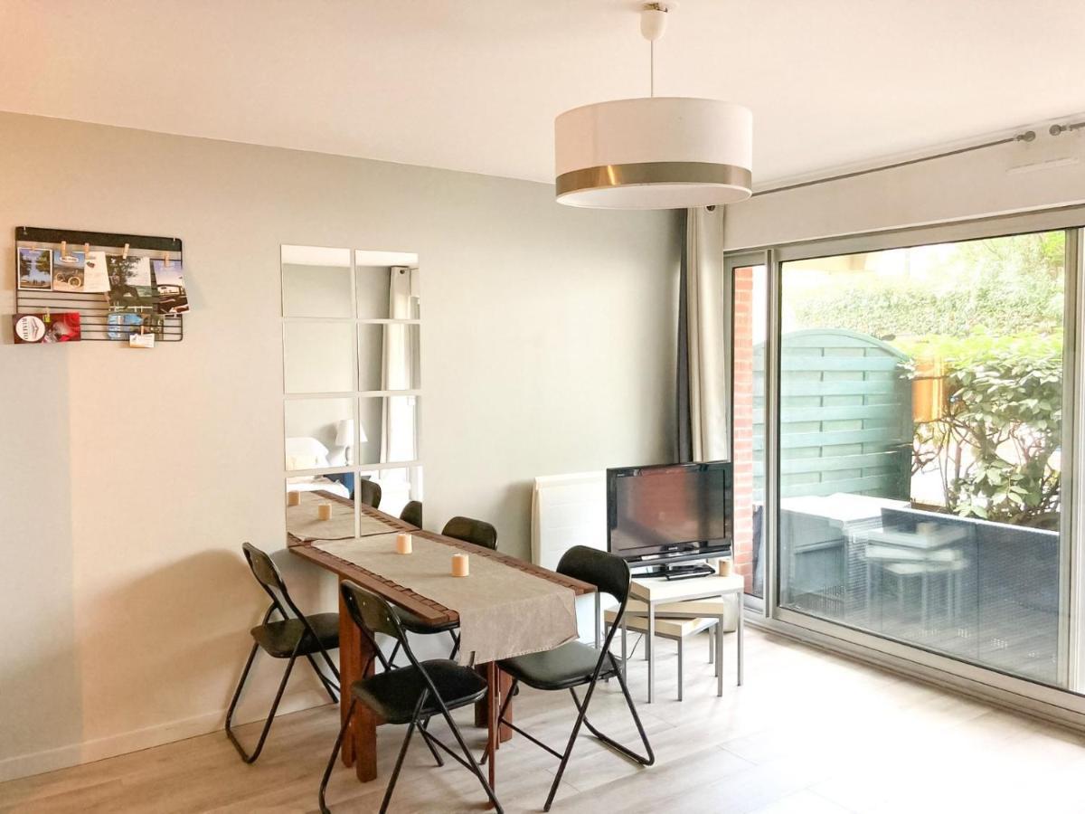 Studio Le Corail Avec Terrasse Apartment Le Touquet Luaran gambar